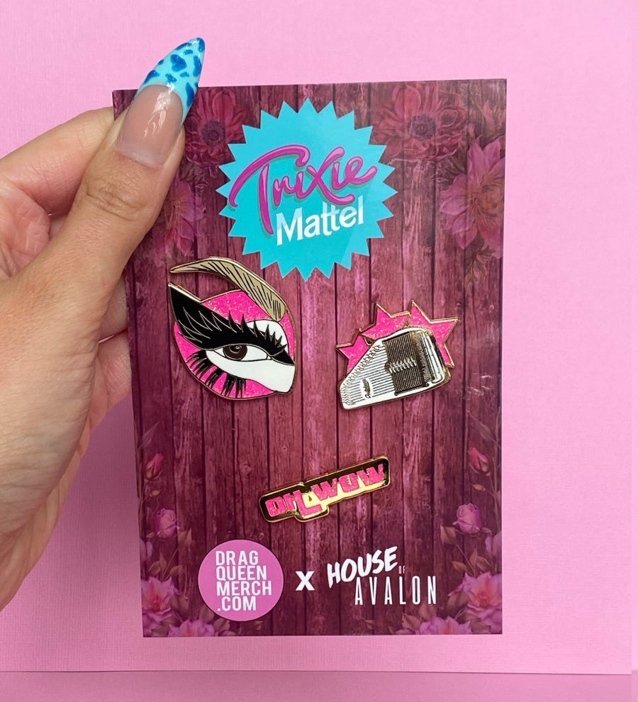 Trixie Mattel House Of Avalon Badges - Drag Queen Merch