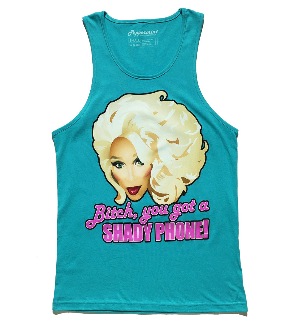 Peppermint Shady Phone Singlet - Drag Queen Merch