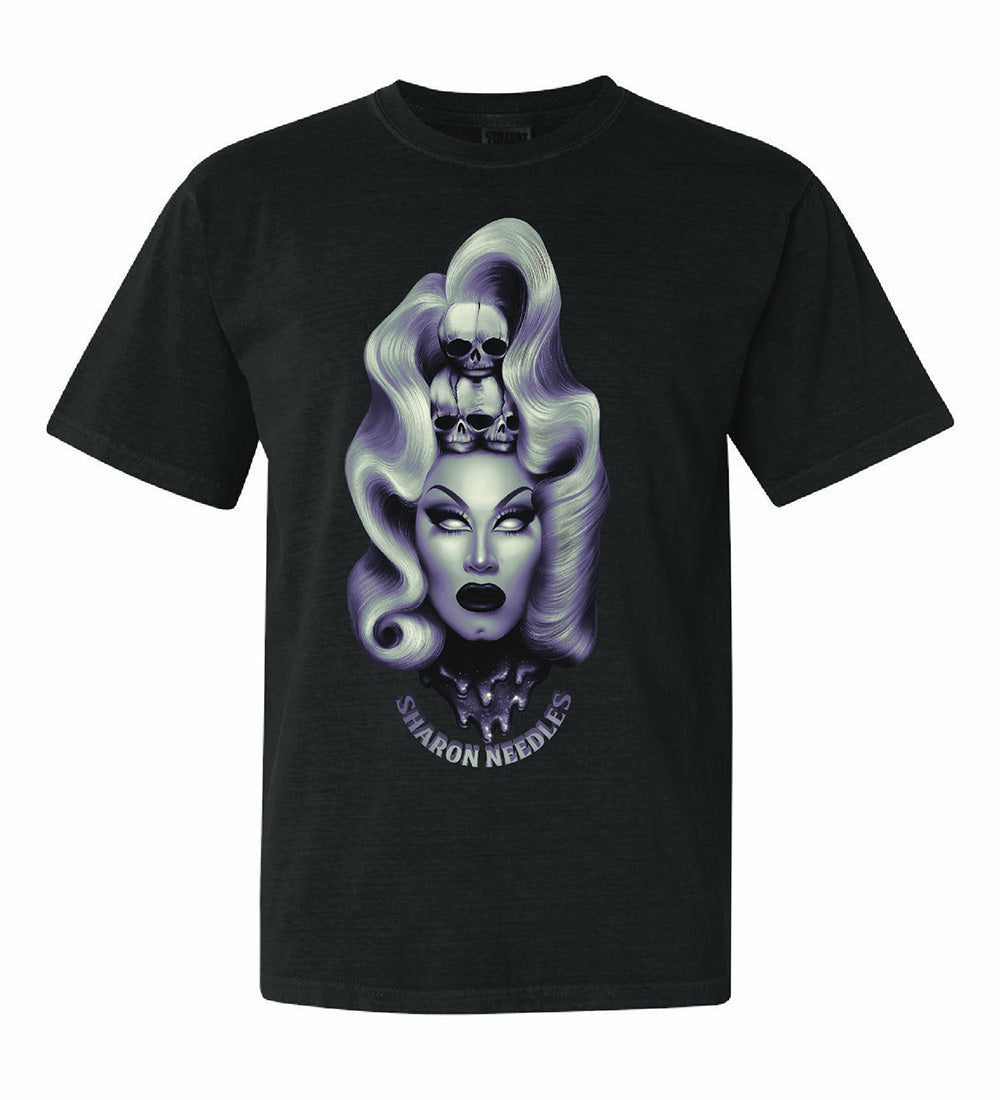 Sharon Needles Skull T-Shirt - Drag Queen Merch