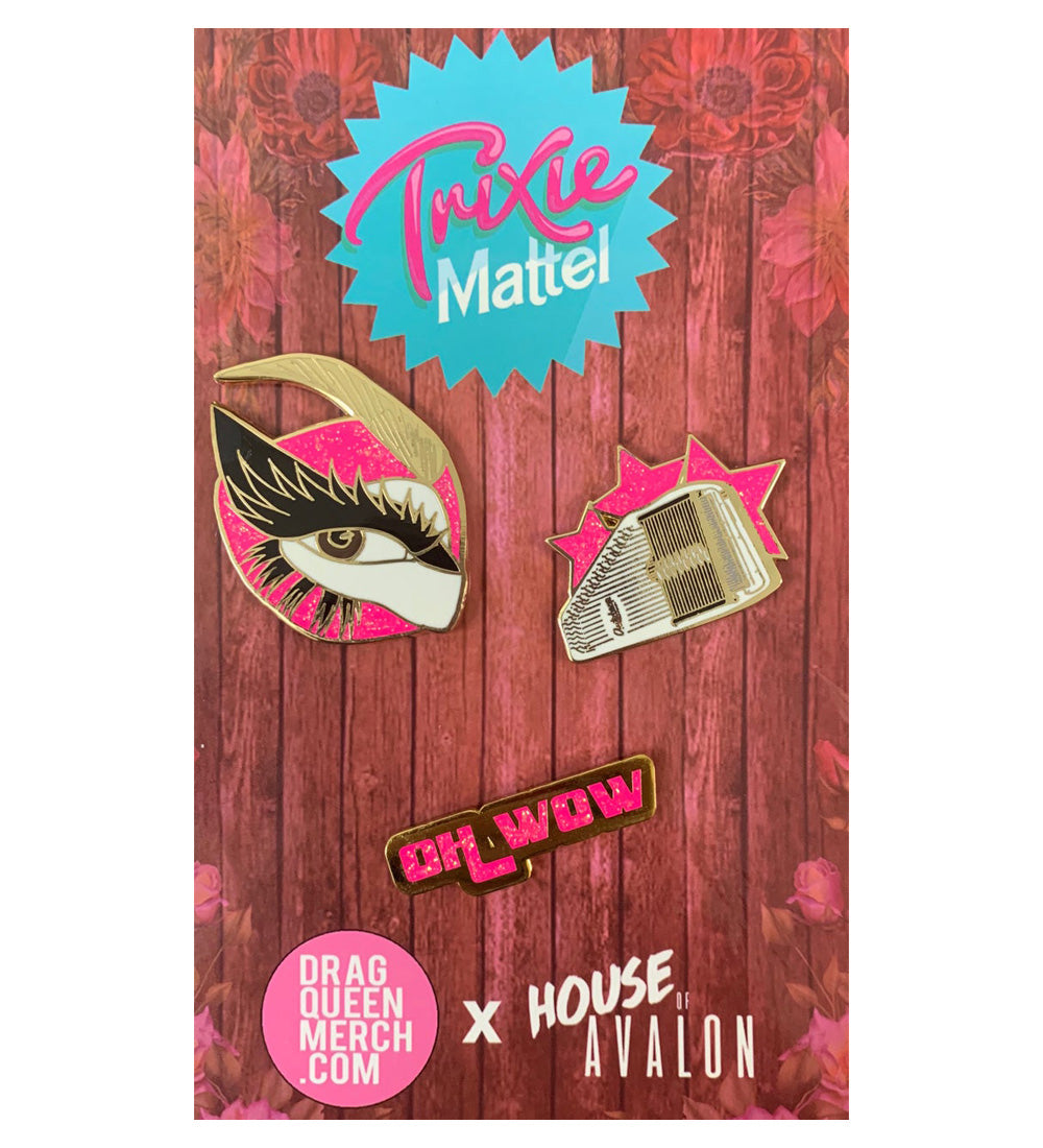 Trixie Mattel House Of Avalon Badges - Drag Queen Merch