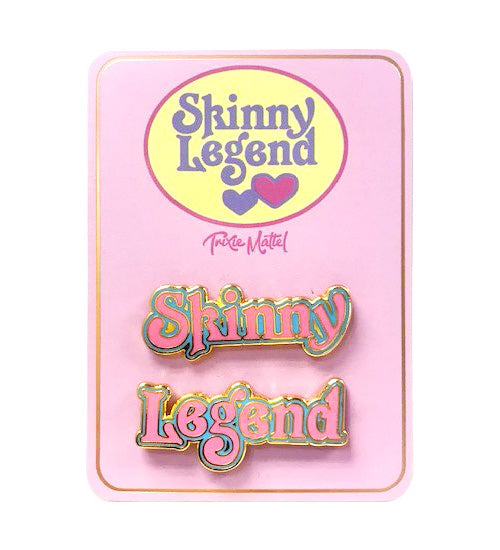 Trixie Mattel Skinny Legend Enamel Badges - Drag Queen Merch